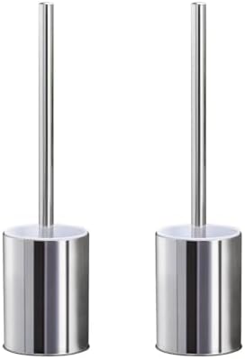 DJLEE Toilet Brush Set 2 Packs with Holder Stainless Steel