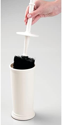 mDesign Toilet Bowl Brush with Modern Holder