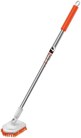 WnewTools 51 Floor Scrubber with Squeegee Brush