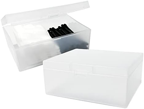 2 Pack Cotton Pads Holder Organizer for Travel and Bathroom Use