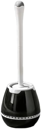 Floor-Standing Toilet Brush with Base and Holder