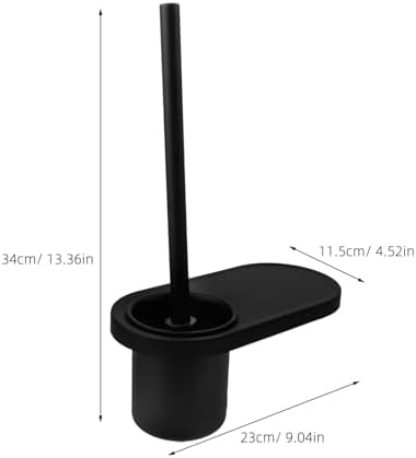 Toilet Brush and Plunger Set with Hidden Holder