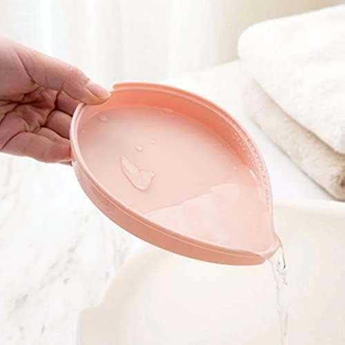 Helenhouse 3pcs Leaf Shape Soap Holder Dish Shower Storage Tray