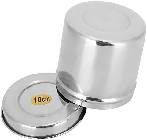 Restokki Stainless Steel Cotton Ball Holder with Lid