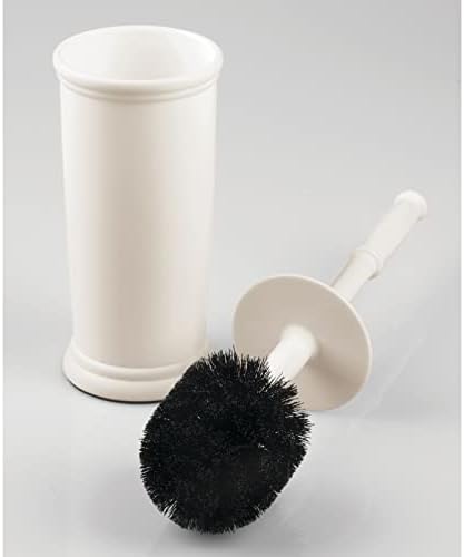 mDesign Toilet Bowl Brush with Modern Holder