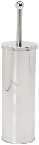 Zenna Home Toilet Brush Holder Set with Stainless Steel Brush