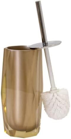 Sparkles Home Faceted Toilet Brush with Stainless Steel Handle