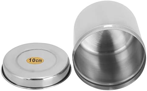 Restokki Stainless Steel Cotton Ball Holder with Lid