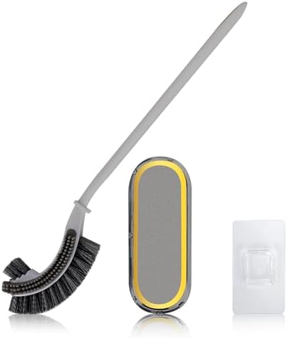LINCAN Toilet Bowl Brush with Wall Holder Gray