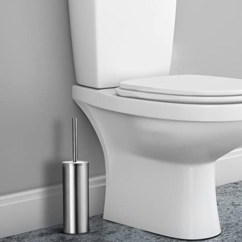 TINYROW Toilet Brush with Holder and Lid 1