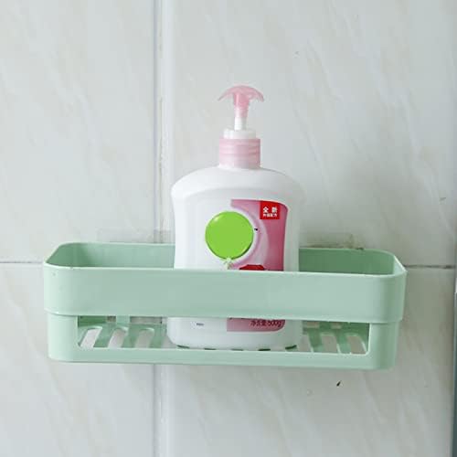 Hilitand Wall Storage Shower Caddy Hanging Corner Rustproof Green