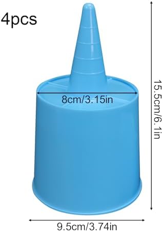 4pcs Beach Cup Holders with Anti-Spill Design