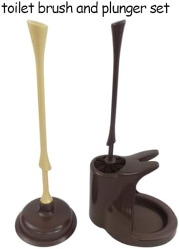 LNGCLTEZ Toilet Brush and Plunger Set