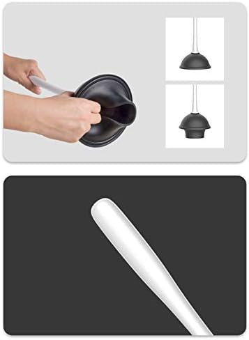 YQBUER Toilet Brush with Holder and Dredge - White Deep Cleaning Kit