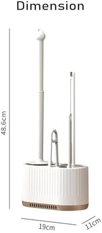 Bazasa 4-in-1 Toilet Brush and Holder Set 1