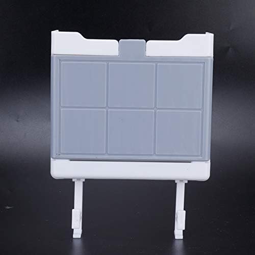 Fafeicy Gray Single Grid Shower Caddy with Drain Drawer and Hooks