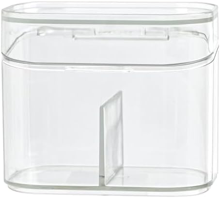 ZEXALOR Clear Bathroom Organizer 2-Size Essentials Set
