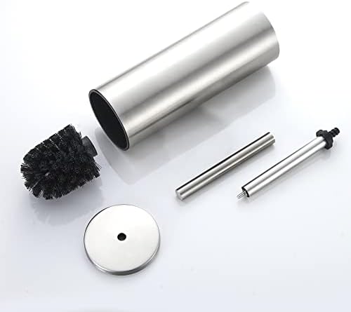TINYROW Toilet Brush with Holder and Lid 1