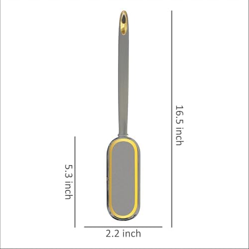 NEWBOVIK Under-Rim Toilet Brush with Holder Set