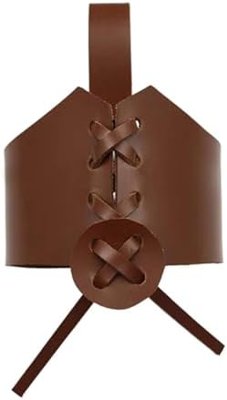 FeiYeup Leather Horn Cup Holder with Adjustable Belt 1