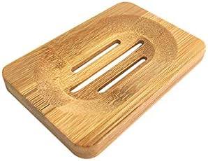 HUKK Bamboo Soap Dish with Water Drainage