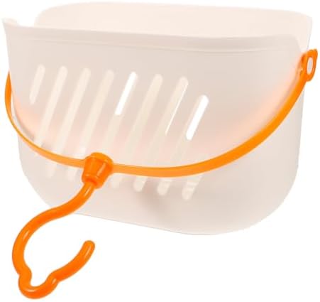 Ciieeo Hanging Shower Basket with Hooks and Drainage