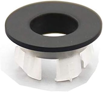 WIRFFND Sink Basin Trim Overflow Cover Brass Insert 2 PCS Matte Black