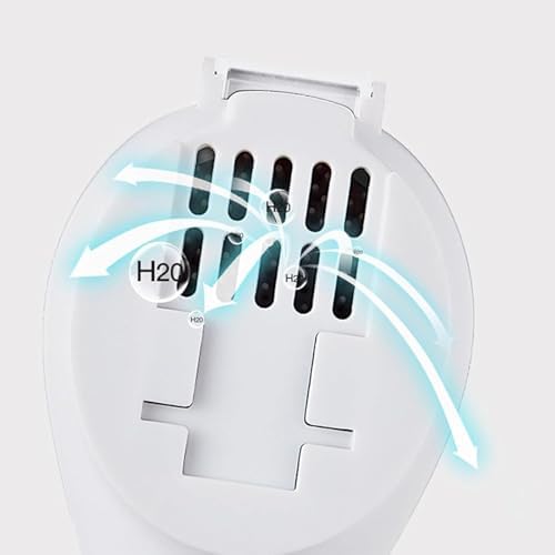 Silicone Toilet Brush with Holder Set No-Slip Extra Long Handle
