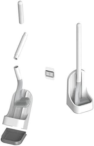 CYANLUX Long Handle Toilet Brush with Holder