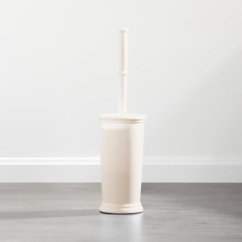 mDesign Toilet Bowl Brush with Modern Holder