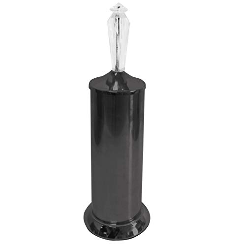 Splash Home Adora Toilet Brush with Holder - Matte Black