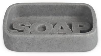 Splash Home Soap Embossed Resin Soap Dish