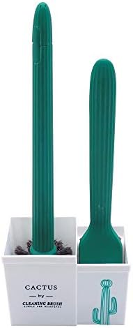 Edelvey Cactus Toilet Brush and Holder Set of Two 1