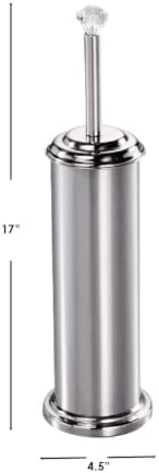Home Basics Heavy Duty Stainless Steel Toilet Brush Holder