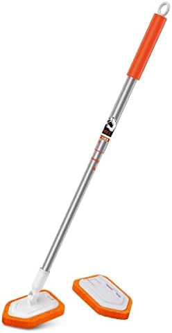 WnewTools 51 Floor Scrubber with Squeegee Brush