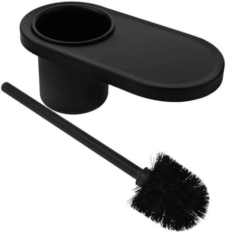 Toilet Brush and Plunger Set with Hidden Holder