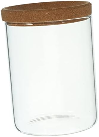 NAMOARLY Bathroom Accessories Set with Glass Cotton Pad Holder