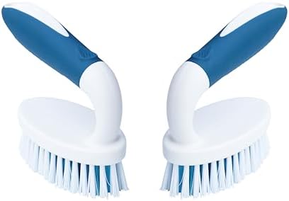 PHYEX 2 Pack Scrub Brushes Stiff Bristles for Multiple Surfaces