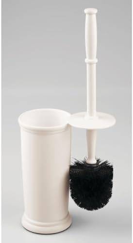 mDesign Toilet Bowl Brush with Modern Holder