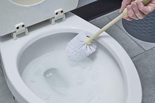 Superio Toilet Brush - Heavy Duty Cleaning Tool with Hook