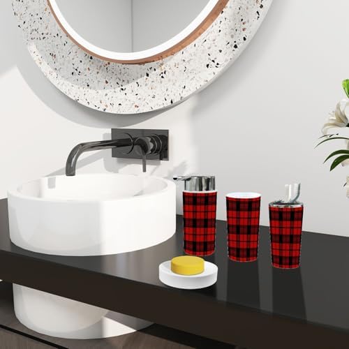 Boho Style 6-Piece Bathroom Accessory Set