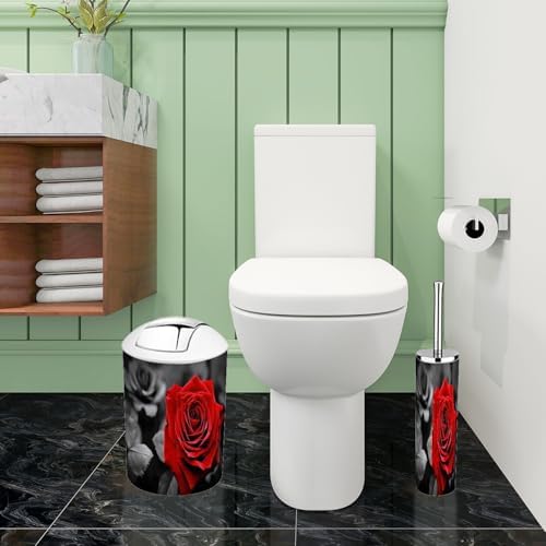 Bathroom Accessory Set 6 Piece Modern Boho Design
