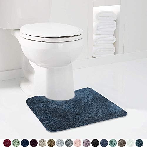 Walensee Bath Rug Set - 2 Piece Shaggy Navy Mats