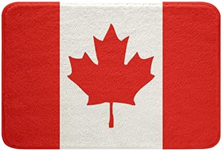 HSTDUNYE Canadian Flag Bath Rug 16x24 Non-Slip