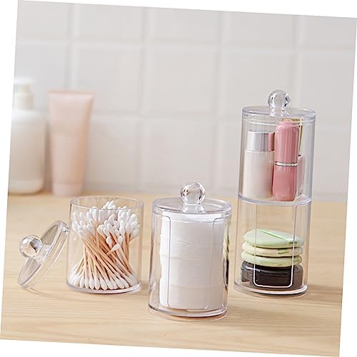 Cotton Pad Holder Container Elegant Bathroom Storage Stand