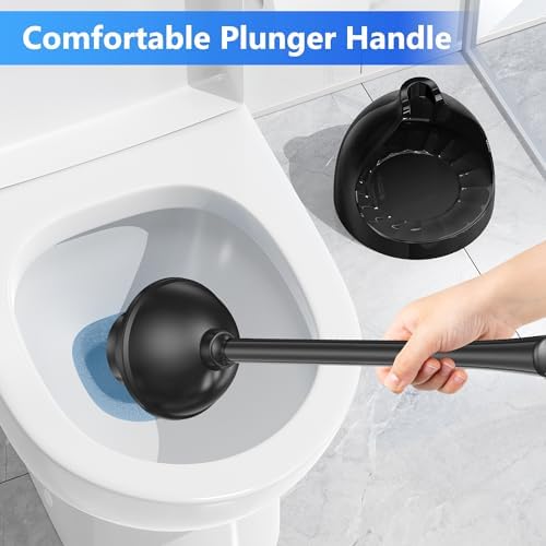 LOVLOY 2-in-1 Toilet Plunger and Brush Set