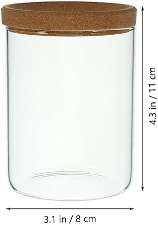 Alipis Cotton Ball Jar Bathroom Organizer with Lids
