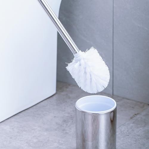 DJLEE Toilet Brush Set 2 Packs with Holder Stainless Steel