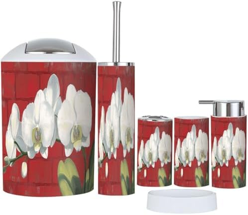 TRANQDEHOM Bathroom Accessory Set 6 Piece 1