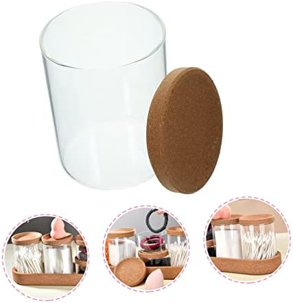 Delicate Bamboo Storage Canister with Clear Lid
